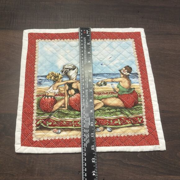 Fruit Ladies Mary Stewart Cheeky Fruit Bums Handmade Pot Holders Hanging Kitchen - Picture 9 of 13